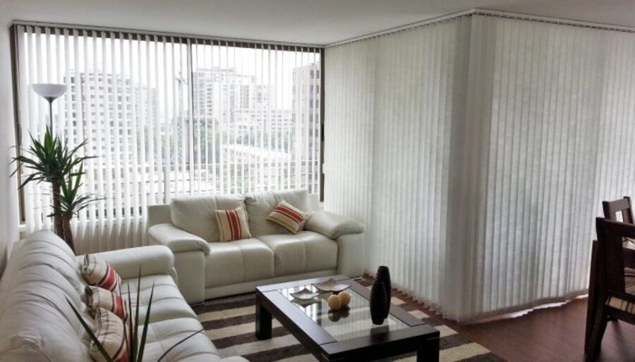 Cortinas Verticales a medida — catálogo Winsol, Santiago